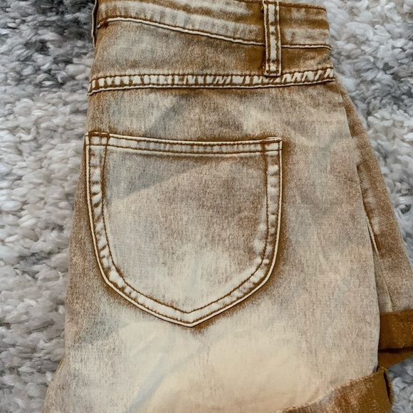 Hot Kiss Highest Rise Vintage Fit Tan Short size 9 - Picture 8 of 15